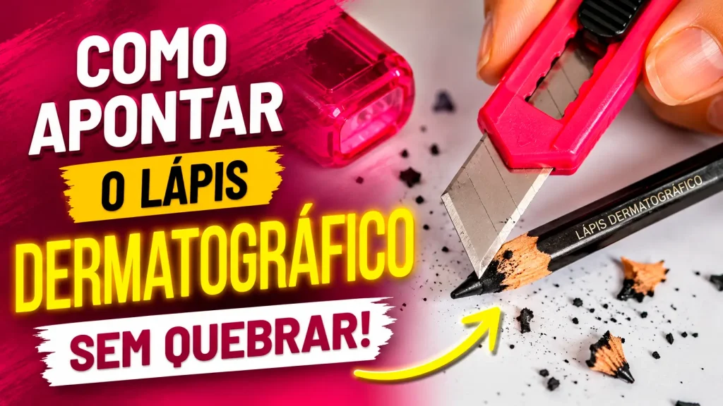 como apontar o lápis demartografico